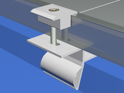 梯形彩鋼瓦支撐座(無(wú)導(dǎo)軌)