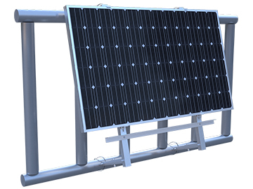 新型陽(yáng)臺(tái)光伏支架